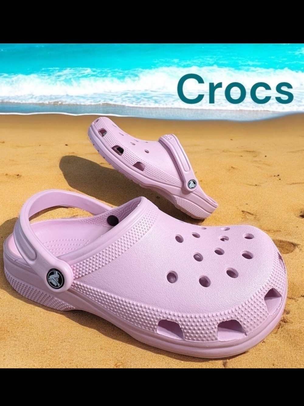 Crocs men’s 9/women’s 11. Classic croc clogs ballerina light pink. New w/o tags!